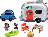 Fisher-Price Little People Toddler Playset Light-Up Learning Camper Toy With Smart Stages, Figures & Accessories For Ages 1+ Years