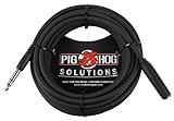 Pig Hog PHX14-25 1/4' TRSF to 1/4' TRSM Headphone Extension Cable, 25 Feet