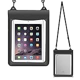 Tablet Waterproof Case Dry Bag Pouch for Samsung Galaxy Tab A8 10.5 A7 10.4 S6 Lite 10.4 S8 S9 11 iPad 9.7 10.2 iPad Air 10.9, for Xiaomi Pad 5, for CHUWI Hi10 X, Dragon Touch, Surface Go 10.5 (Black)