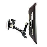 MYGOFLIGHT Flex Suction Cup Articulated Arm Sport Mount - iPad Pro 11” Gen 1 2 3 Air 4 10.9 Polycarbonate Pilot Kneeboard & Everyday Case - Airplane Helicopter Car RV Truck Boat Window & Dash Mounting