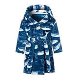Baby Hooded Bathrobe Animal Bathrobe Fleece Blanket Bathrobes Plush Kimono Robe Sleepwear with Belt 3 6 9 12 18M Clothes