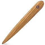 TILISMA Wooden Letter Opener and Bookmark for Men and Women - Handmade Acacia Envelope Opener Knife - 2 in 1 Office Gifts for Boss, Coworkers - Cool Book Accessories Gifts for Book Lovers and Readers