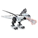 Toysery Walking Dinosaur Toy with Fire Breathing Dragon Mist Spray, Realistic Sounds and Simulated Red Fire Lights from Mouth