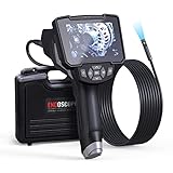 Endoscope Camera with Light HantSkop Dual Lens Inspection Camera Industrial Borescope with 4.3' IPS Color Screen,0.2' 16.5FT Waterproof Rigit Cable, Scope Camera with 32GB Card Carrying Case