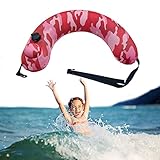eirix Inflatable Swim Trainer for Kids/Adults, Protable Swimming Life Belt for Training, Multifunctional U Shaped Travel Neck/Waist Pillow