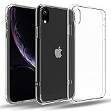 Restoo Designed for iPhone XR Clear Case,Crystal Slim-fit Soft TPU with 4 [Shock-Absorption] Corners Case for iPhone XR 6.1 inch,Clear