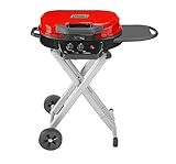 Coleman Gas Grill | Portable Propane Grill | RoadTrip 225 Standup Grill, Red