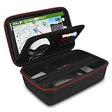 HESPLUS Hard GPS Case for 8 Inch Garmin dezl OTR800 / dēzl™ OTR810 / DriveSmart 86/ Garmin RV 890/ DriveSmart 65/ Garmin Catalyst GPS Navigator and fit Charger, Suction Cup Mount, Cables Accessories