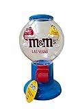 M&M Candy Dispenser Pull Lever and Dispense M & M Candy as Shown with Red and Yellow