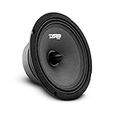 DS18 PRO-B6.4 Mid-Range 6.5' Car Audio Loudspeaker with Bullet 4-Ohm 120 Watts Premium Quality Audio Door Speakers for Car or Truck Stereo Sound System (1 Speaker)