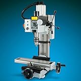 MicroLux® High Precision Heavy Duty R8 Miniature Milling Machine Only “True Inch” machine on the market, Powerful brushless 500W motor with more torque