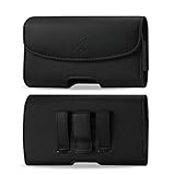AGOZ for LG Google Nexus 5X, Premium Leather Pouch Case Holster with Belt Clip & Belt Loops