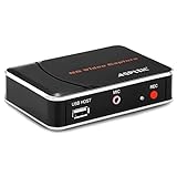 1080P HDMI Video Capture Card HD Game Recorder Compatible with Xbox One/360/ PS4/ Wii U/Nintendo Switch and Support Mic in for Commentary - No PC Required
