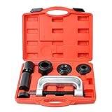 WINMAX TOOLS AUTOMOTIVE Ball Joint Service Kit Tool Set (4 in 1) 2wd & 4wd Vehicles Remover Install with 4-Wheel Drive Adaptors