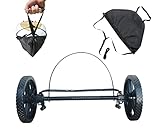 SUP Wheels® Evolution X | Extra Wide Carrier| Inflatable Board Carrier and Bike Trailer