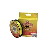 Lew's Mr. Crappie Filler Spool Monofilament Fishing Line, 6-Pound Tested, Low Memory and Stretch, Hi-Vis