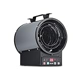 Newair Electric Garage Heater, Ceiling/Wall Mounted, Heats up to 500 sq. ft. of Space | 240V 4800W Gray Heater for Garages, Workshops, Warehouses, Job Sites, and More