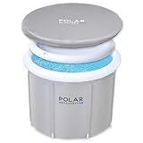 Polar Recovery Tub/ 110 Gallon Portable Ice Bath for Cold Water Therapy Training/an Ice Bathtub for Athletes - Adult Spa for Ice Baths and Soaking - Outdoor Cold Therapy tub (Grey)