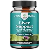Liver Cleanse Detox & Repair Formula - Herbal Liver Support Supplement with Milk Thistle Dandelion Root Turmeric and Artichoke Extract for Liver Health - Silymarin Liver Detox 70 Capsules