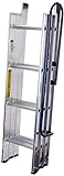 WERNER LADDER AA1510CA Al Attic Ladder, 7' - 9'10'