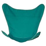 Coastal Casual Designs Butterfly Chair Replacement Covers Heavy Duty 14oz Cotton Duck Material Indoor/Outdoor (Teal)