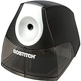 Bostitch Office Personal Electric Pencil Sharpener, Powerful Stall-Free Motor, High Capacity Shavings Tray, Black (EPS4-BLACK)