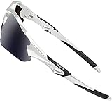Hulislem Blade Ⅱ Sport Polarized Sunglasses (Transparent-Smoke) Sunglasses For Men Women Mens Womens Sports