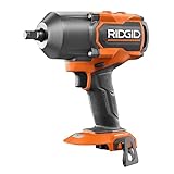 RIDGID 18V Brushless Cordless 4-Mode 1/2 in. High-Torque Impact Wrench (Tool Only), Orange