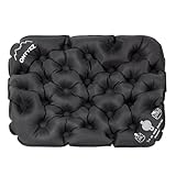 ONTYZZ Black Inflatable Air Seat Outdoor Air Cushion Lightweight Inflatable Travel Cushion for Camping Hiking Climbing and Other Outdoor Sports