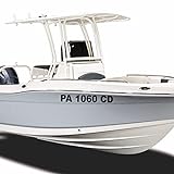 1060 Graphics - Custom Registration Number Stickers - Boat Decal, Seadoo, Jetski, Kayak, Pontoon, Sailboat, Raft, Watercraft