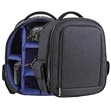 Geekria Drones Backpack Bag Compatible with DJI FPV, Portable Case Waterproof Shockproof with Shoulder Bag, Suitable for DJI FPV Combo, Goggles V2, Remote, Motion Controller, Accessories (Black)