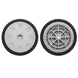 734-04018 Front Drive Wheels Fit for Troy Bilt TB240 Mower - 8 Inch Wheels Tires for Troy Bilt Honda Tuff Cut 210 230 Craftsman Self Propelled Mower, Replace 734-04018A, 734-04018B, 2 Pack, Gray