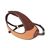 TOURBON Shooting Recoil Shields Shotgun Rifle Left Right Shoulder Pads Adjust to Fit Recoil Reduction - Canvas and Leather (Right Handed)
