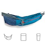 360 ThermaQuilt 3-in-1 Hammock Underquilt, Blanket and Sleeping Bag (Blue/Navy Blue)