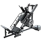 RitFit Leg Press Hack Squat Machine, Professional Adjustable Leg Press Machine for Home Gym with Linear Bearing, Specialty Hack Squat Machine for Full Lower Body Workout with Weight Storage Posts