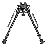 CVLIFE Picatinny Bipod, 9-13 Inches Rifle Bipod, Bipod for Rifle with Solid Sling Adapter Base