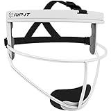 RIP-IT Original Defense Softball Face Mask | Lightweight Protective Softball Fielder's Mask | Adult | White