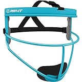 RIP-IT | Defense Softball Fielder's Mask | Aqua | Youth | Lightweight Protective Sport Equipment