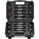ARUCMIN 1/2' Drive Torque Limiting Extension Bar Set, 10-Piece Lug Nut Torque Stick Set With 8 Inch Color-Coded 65 to 150 Ft-Lbs Torque Sticks