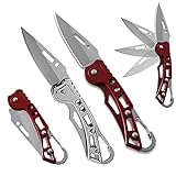 2 PACK Pocket Knives & Folding Knives, Tactical Knife, Super Sharp Blade only 2.2 inch, Good for Camping Survival Indoor and Outdoor Activities, Easy-to-Carry, Mens Gift