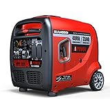 A-iPower SUA4000i 4000 Watt Portable Inverter Generator Gas Powered, Small with Quiet Operation RV Ready for Camping, Tailgate, or Home emergency