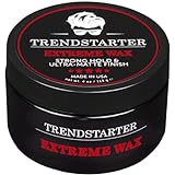 Trendstarter Extreme Wax (4oz) - Strong Hold & Matte Finish Hair Products - Water-Based & Signature Fragrance - All-Day Hold Hair Styling Product - Flake-Free Styling Wax for All Hair Types