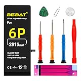 BEBAT Replacement for iPhone 6 Plus Battery, 2915mAh Capacity Li-ion Polymer Replacement Battery for Model A1522 A1524 A1593 with Professional Repair Tool Kits