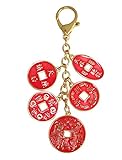 Feng Shui Protection and Blessing 5 Amulet Coins Keychain