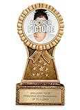 Custom Trophy Award with Picture - Personalized Awards for Spouse, Husband, Wife, Girlfriend, Boyfriend, Mom, Dad - Includes Engraved Plate - Customized with Your Engraving and Logo