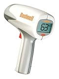 Bushnell 101911 Velocity Speed Gun, 10-110 mph - 90 feet away / 16-177 kph - 27 meters away Baseball radar gun / Softball / Tennis, 10-200 mph - 1500+ feet away/ 16-322 kph -457 meters away Auto Racing, Easy to use - Bushnell point-and-shoot pistol grip, Large, clear LCD police radar gun display, Supports both MPH and KPH speed modes, Displays fastest speed once trigger is released
