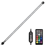 NICREW Submersible RGB Aquarium Light, Underwater Fish Tank Light with Timer, Multicolor LED Light with Remote Controller, 23 Inches