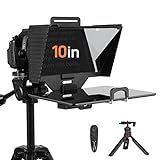 Teleprompter iPad, MOMAN Teleprompters with Tripod for DSLR Camera Recording with 70/30 Beam Split Glass & Teleprompter for Remote Control, Moman-Tablet-iPad-Teleprompter
