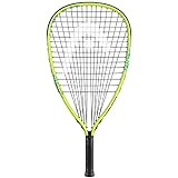 HEAD MX Hurricane Pack - Beginners Pre-Strung Racquetball Racket Set with Goggles & Two Balls, Yellow
