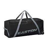 Easton | TEAM EQUIPMENT WHEELED BAG | Baseball & Fastpitch Softball | Black
